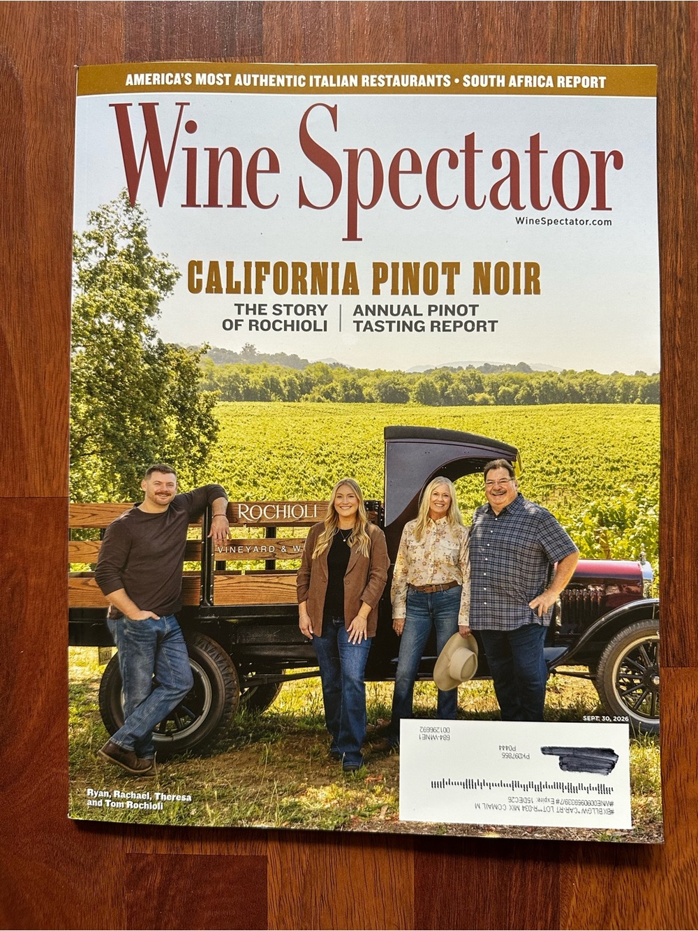 Wine Spectator Magazine - September 30, 2026